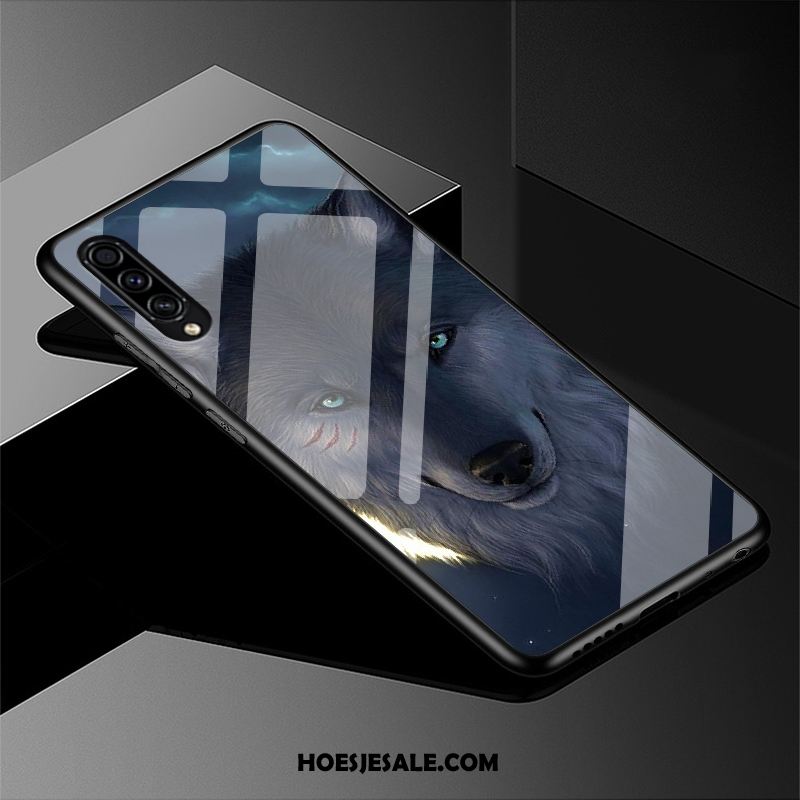 Samsung Galaxy A50s Hoesje Hoes Schrobben Ster Blauw Scheppend Online