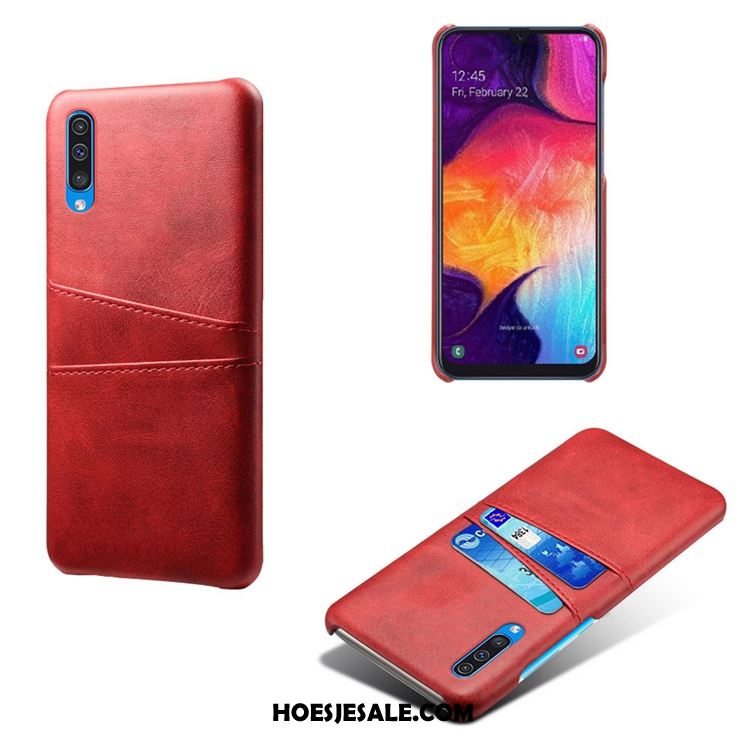 Samsung Galaxy A50s Hoesje Koe Groen Patroon Hoes Anti-fall Online