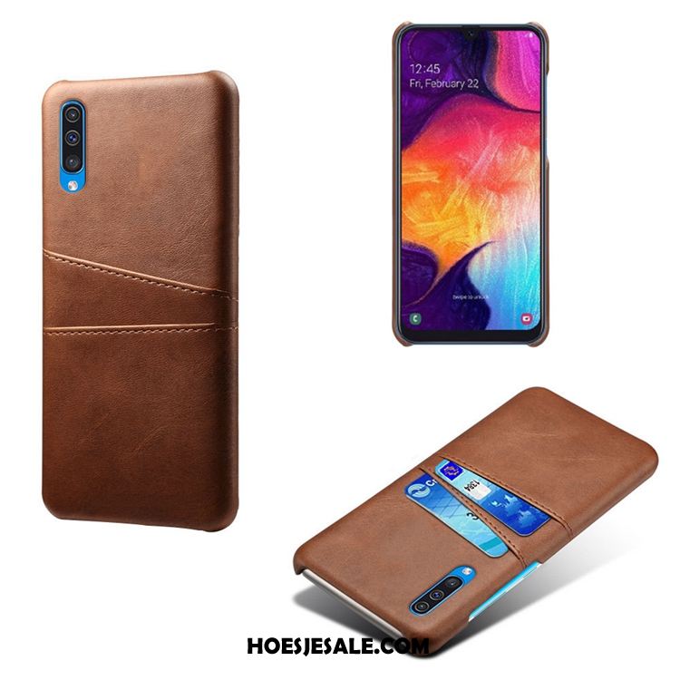 Samsung Galaxy A50s Hoesje Koe Groen Patroon Hoes Anti-fall Online