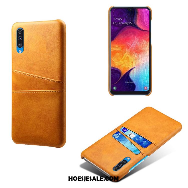 Samsung Galaxy A50s Hoesje Koe Groen Patroon Hoes Anti-fall Online