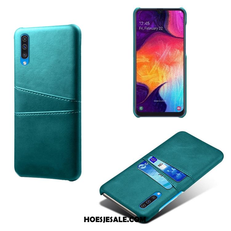 Samsung Galaxy A50s Hoesje Koe Groen Patroon Hoes Anti-fall Online