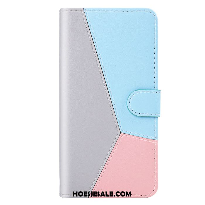 Samsung Galaxy A50s Hoesje Mobiele Telefoon Folio Leren Etui Blauw Ster Korting