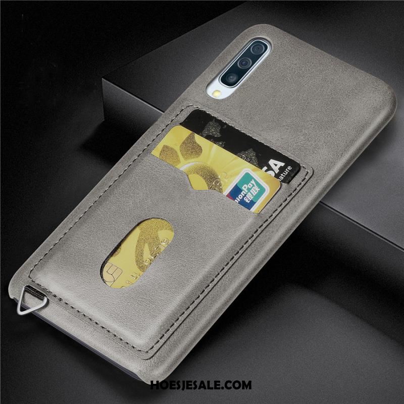 Samsung Galaxy A50s Hoesje Mobiele Telefoon Kaart Tas Geel Hoes Ster Winkel