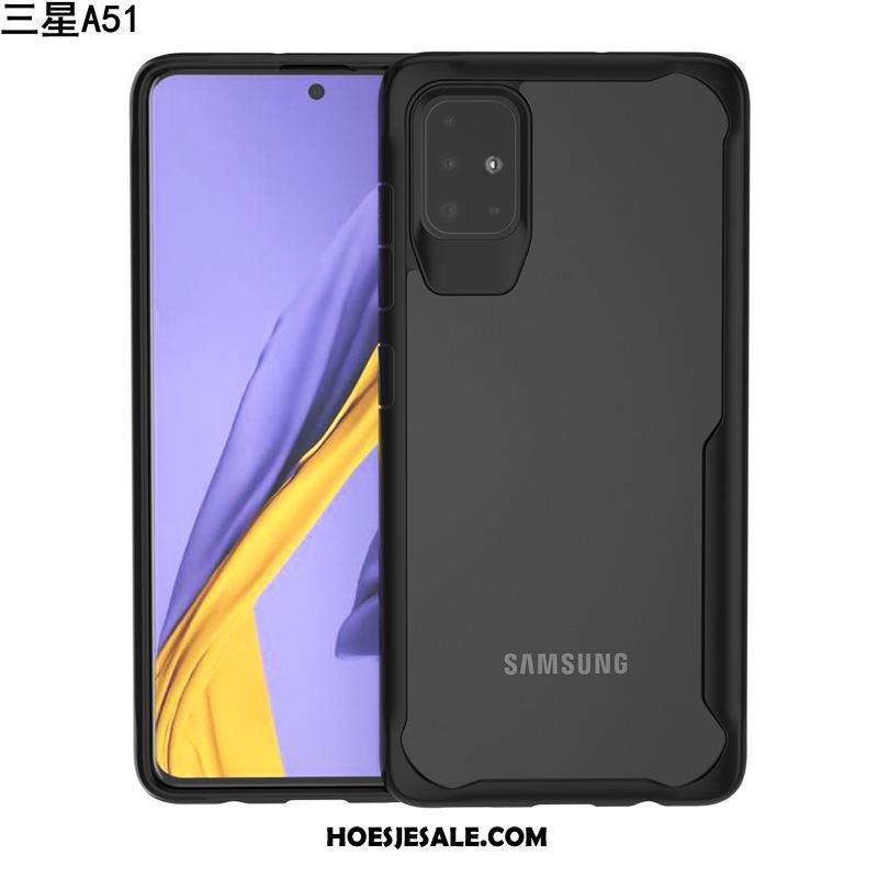 Samsung Galaxy A51 Hoesje Eenvoudige Mode Tempereren Anti-fall Het Uitstralen Aanbiedingen