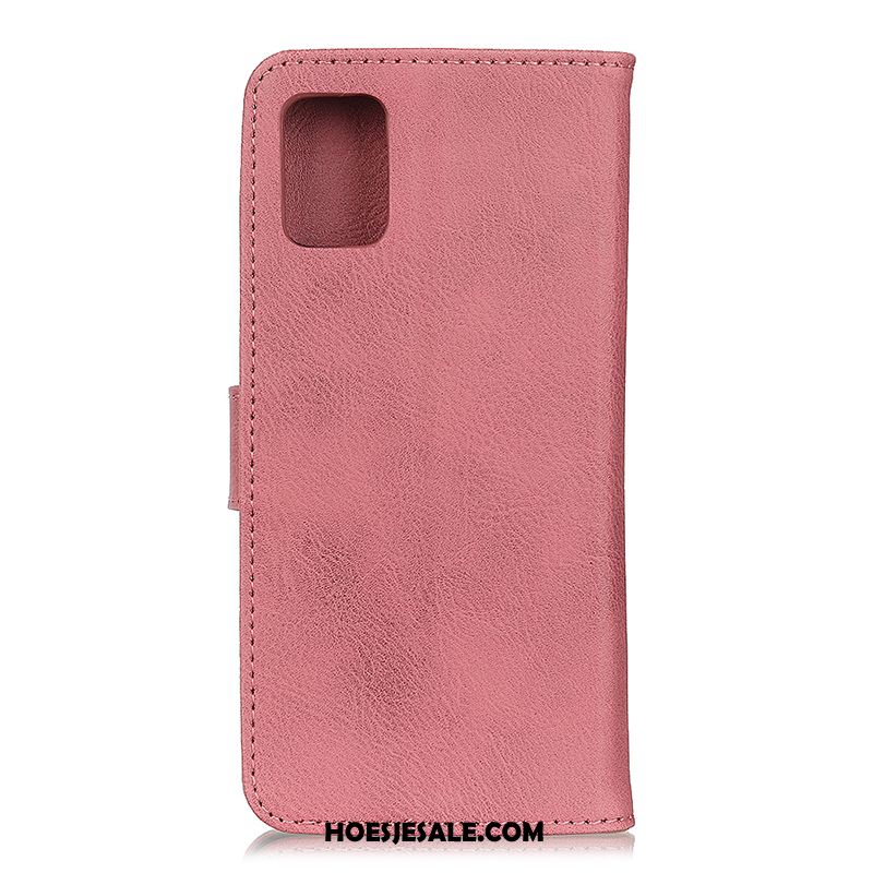 Samsung Galaxy A51 Hoesje Leren Etui Magnetisch Roze All Inclusive Nieuw Kopen