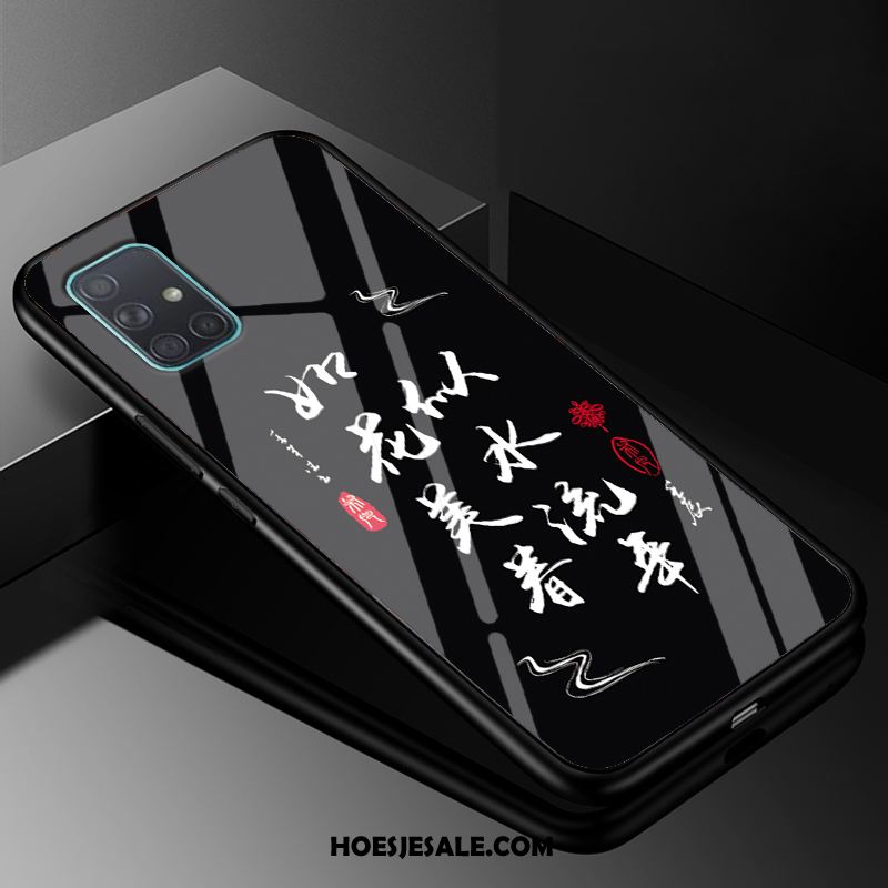 Samsung Galaxy A51 Hoesje Mobiele Telefoon Hoes Siliconen Glas Anti-fall Goedkoop
