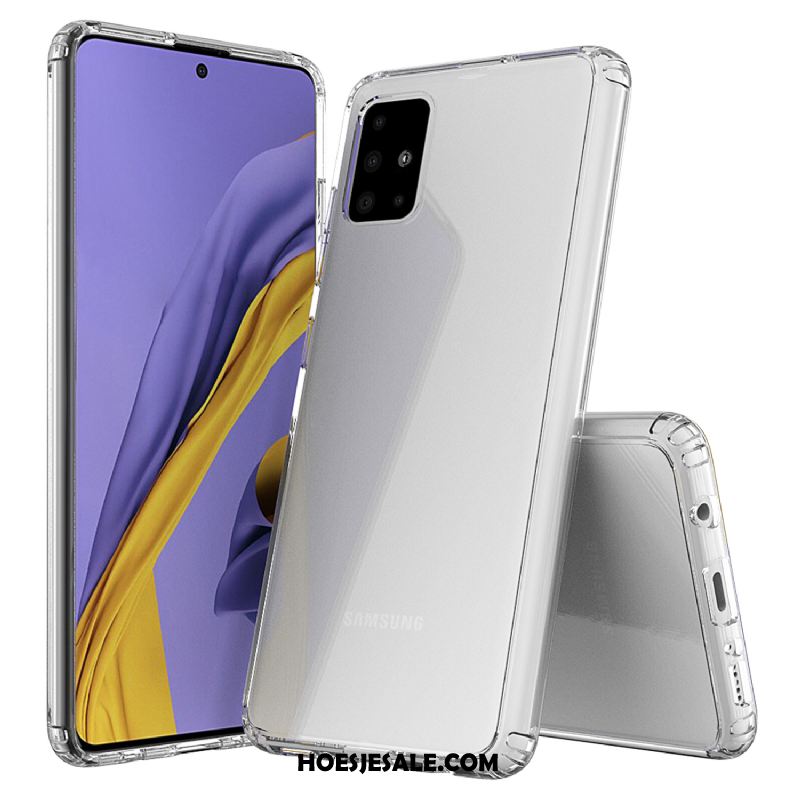 Samsung Galaxy A51 Hoesje Omlijsting Zwart Ster Mobiele Telefoon Europa Korting