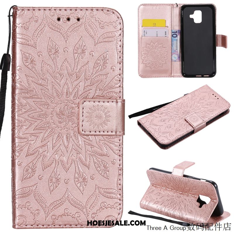 Samsung Galaxy A6+ Hoesje Anti-fall Hoes Mobiele Telefoon Folio Ster Online