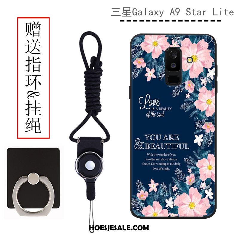 Samsung Galaxy A6 Hoesje Blauw Ster Schrobben Mobiele Telefoon Siliconen Online