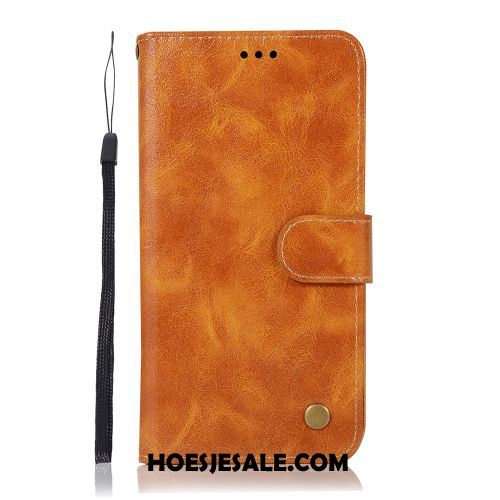 Samsung Galaxy A6+ Hoesje Portemonnee Bescherming Mobiele Telefoon Rood Folio Goedkoop