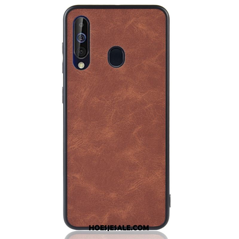 Samsung Galaxy A60 Hoesje Bruin Hoes Bescherming Mobiele Telefoon Vintage Korting