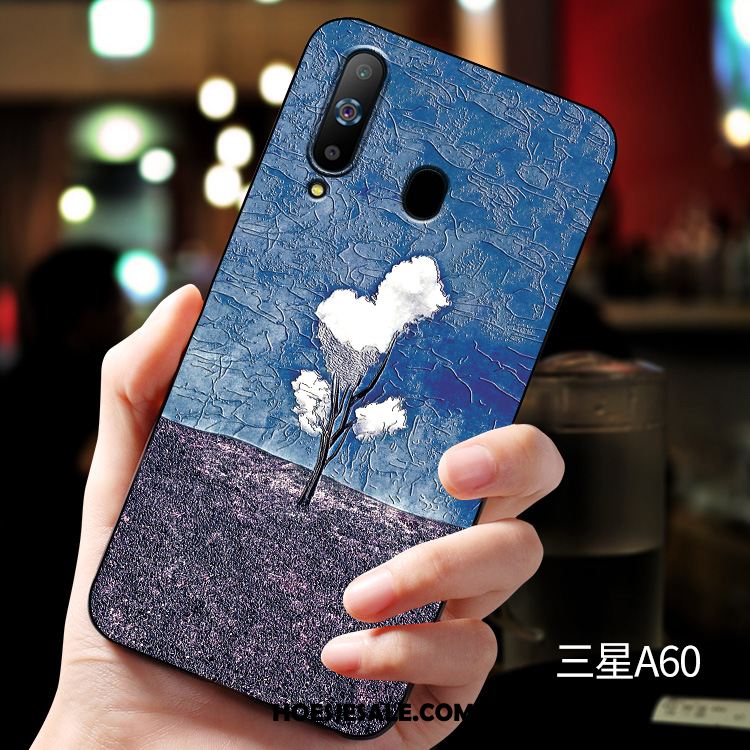 Samsung Galaxy A60 Hoesje Mobiele Telefoon Rood Siliconen Hoes Ster Sale