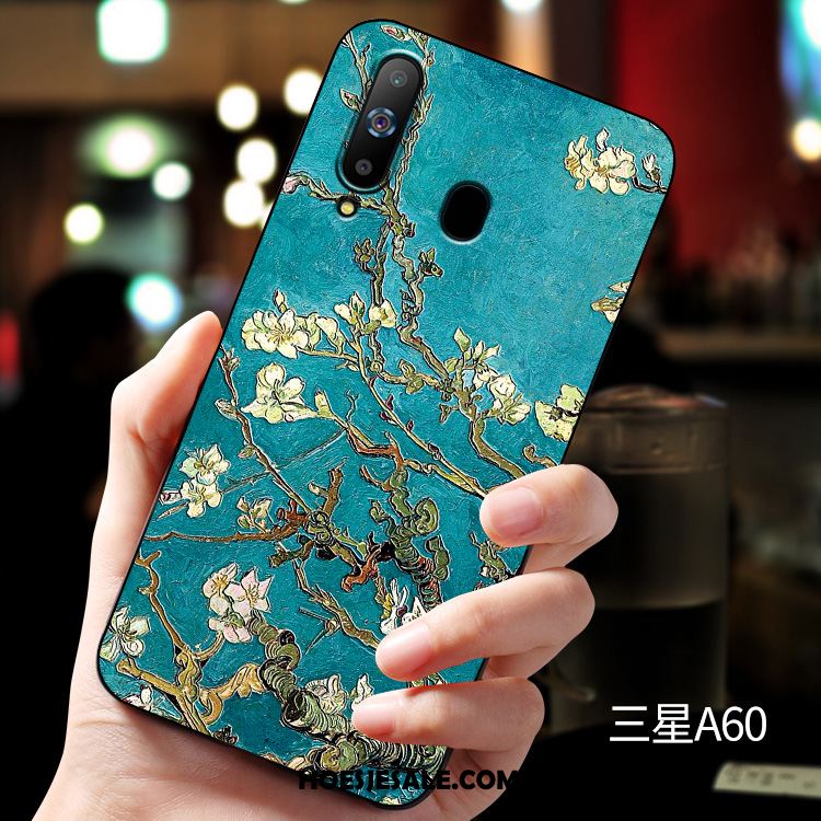 Samsung Galaxy A60 Hoesje Mobiele Telefoon Rood Siliconen Hoes Ster Sale