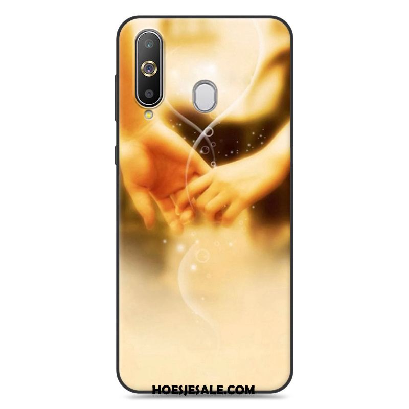 Samsung Galaxy A60 Hoesje Ster Hoes Geel Schrobben Anti-fall Kopen