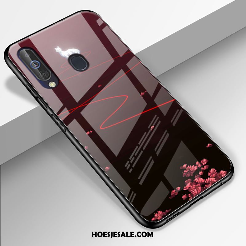 Samsung Galaxy A60 Hoesje Sterrenhemel Hoes Lovers Glas Pas Sale