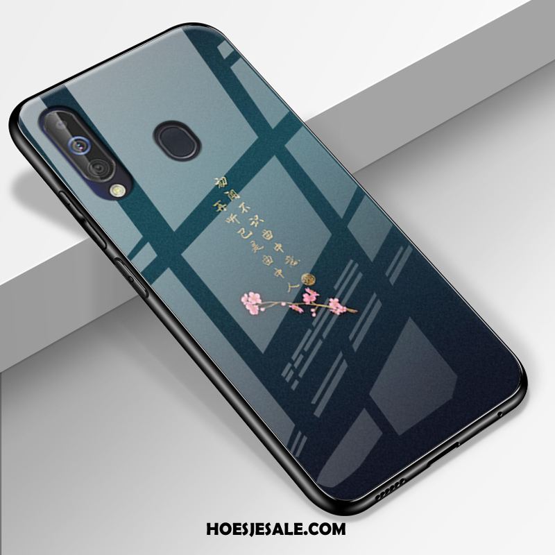 Samsung Galaxy A60 Hoesje Sterrenhemel Hoes Lovers Glas Pas Sale