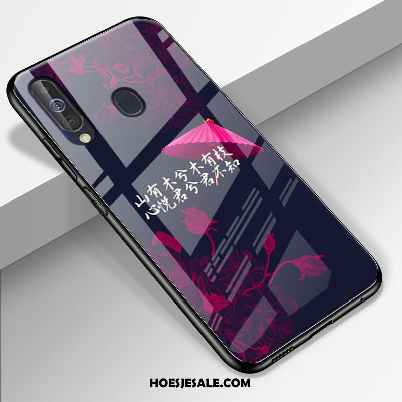 Samsung Galaxy A60 Hoesje Sterrenhemel Hoes Lovers Glas Pas Sale