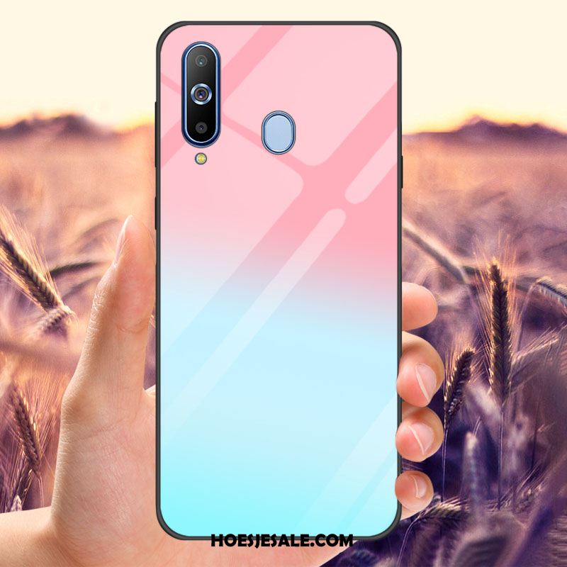 Samsung Galaxy A60 Hoesje Vers Mobiele Telefoon Kleur Effen Kleur Spiegel Sale