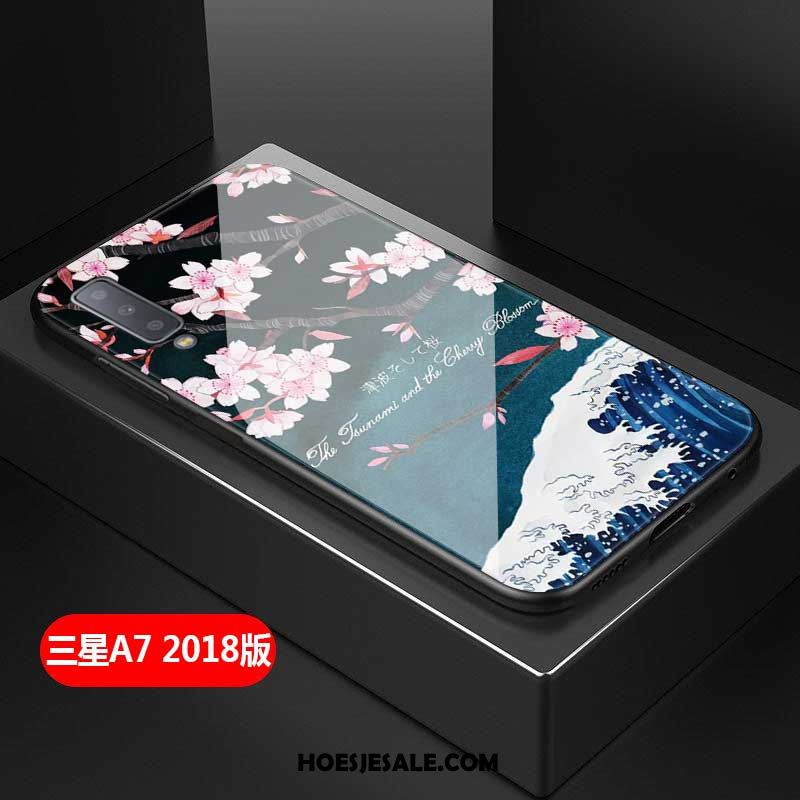 Samsung Galaxy A7 2018 Hoesje All Inclusive Bescherming Eenvoudige Anti-fall Hoes Sale