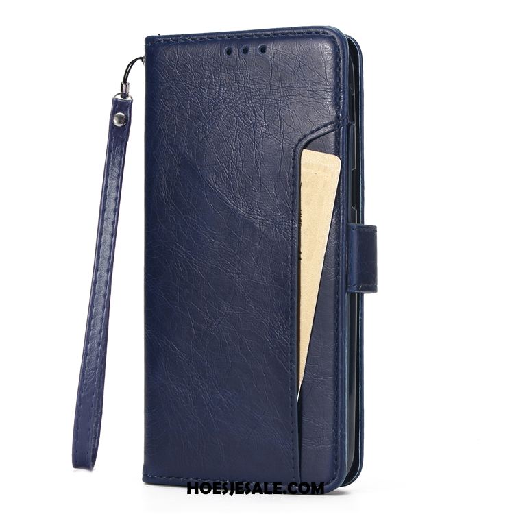 Samsung Galaxy A7 2018 Hoesje Bescherming Rood Mobiele Telefoon Folio Ster Online