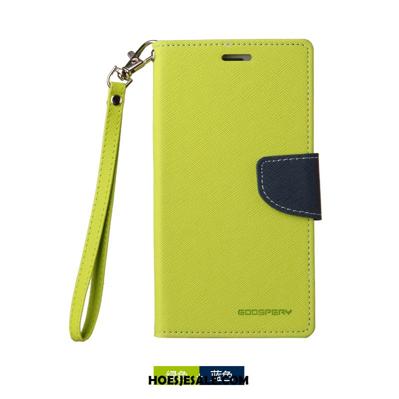 Samsung Galaxy A7 2018 Hoesje Folio Bescherming Anti-fall Ster Geel Kopen