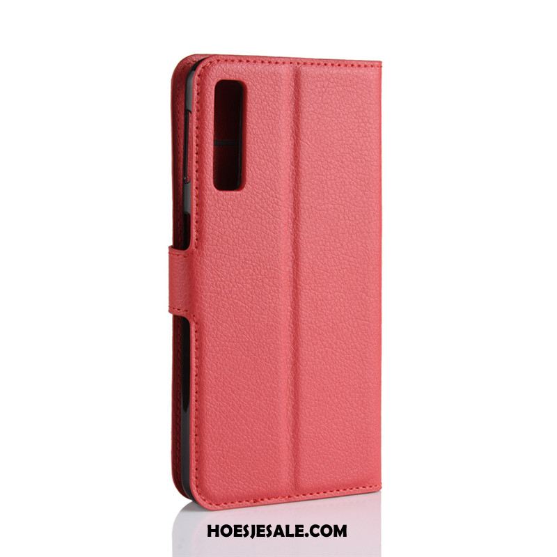 Samsung Galaxy A7 2018 Hoesje Groen Leren Etui Ster Mobiele Telefoon Bescherming Sale