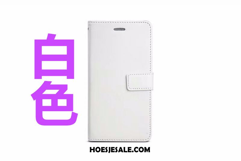 Samsung Galaxy A7 2018 Hoesje Skärmskydd Leren Etui Diepe Kleur Folio Hoes Sale