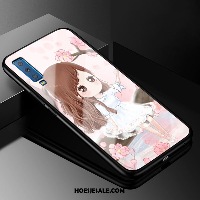 Samsung Galaxy A7 2018 Hoesje Ster Hoes Wind Glas Mobiele Telefoon Online