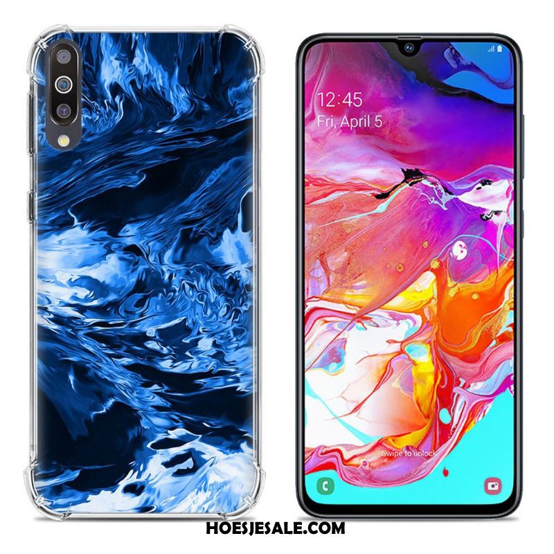 Samsung Galaxy A70 Hoesje Gasbag Zacht Purper Scheppend Ster Kopen