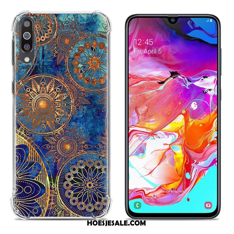 Samsung Galaxy A70 Hoesje Gasbag Zacht Purper Scheppend Ster Kopen