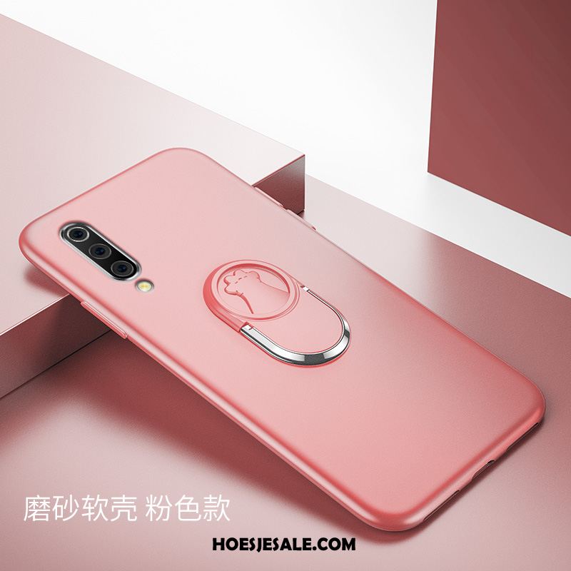 Samsung Galaxy A70 Hoesje Hoes Eenvoudige Roze All Inclusive Anti-fall Korting