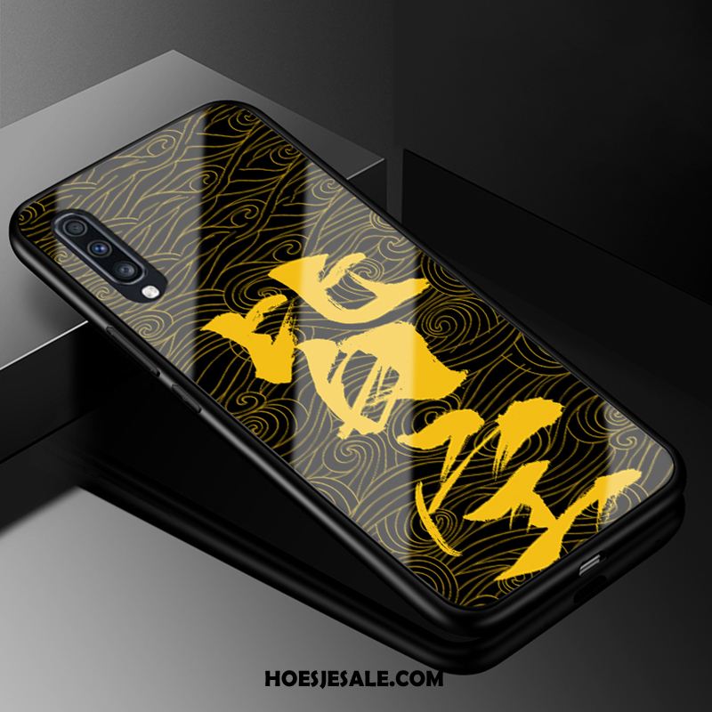 Samsung Galaxy A70 Hoesje Ster Bescherming Geel Trendy Merk Mobiele Telefoon Kopen