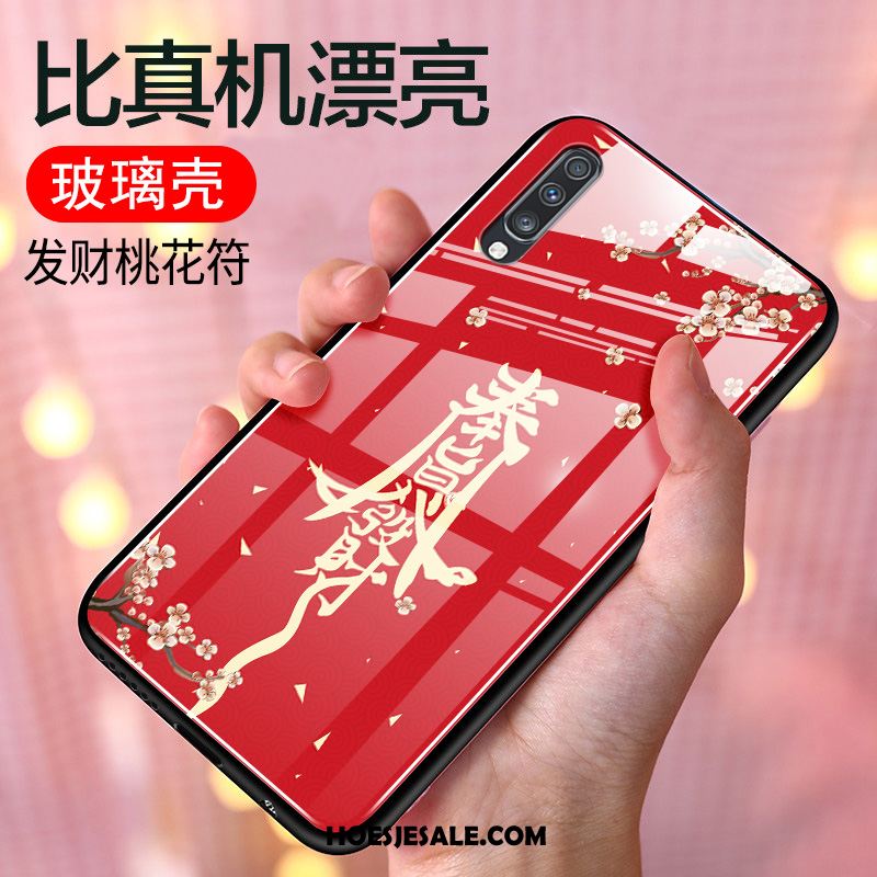 Samsung Galaxy A70 Hoesje Ster Chinese Stijl Bescherming Anti-fall Siliconen Goedkoop