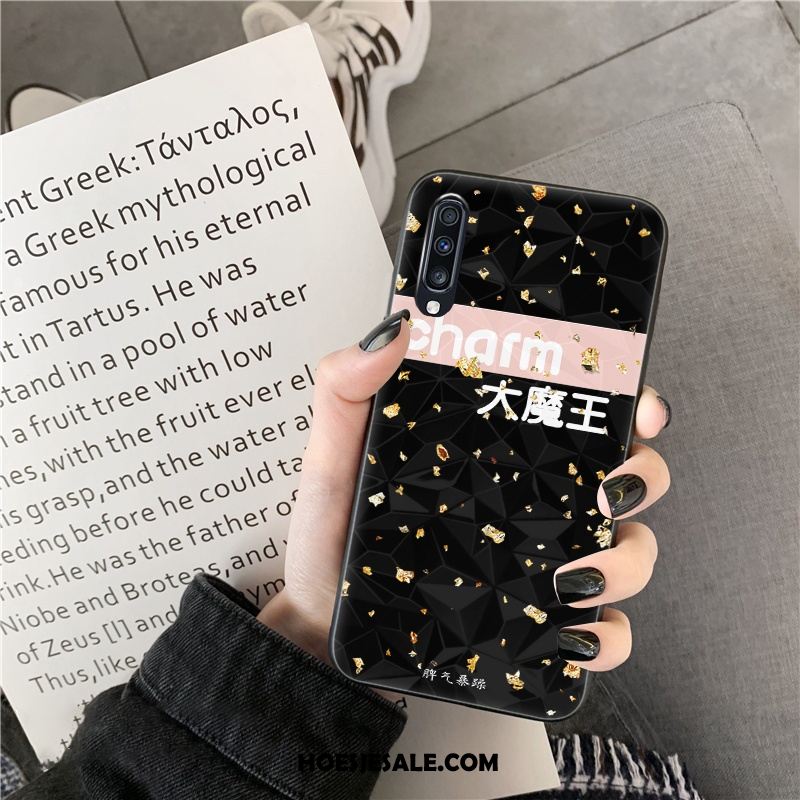 Samsung Galaxy A70s Hoesje Patroon Trend Roze Mobiele Telefoon Ster Goedkoop