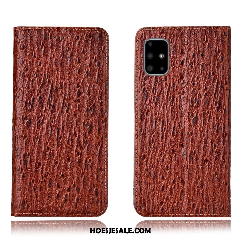 Samsung Galaxy A71 Hoesje Folio Ster Rood All Inclusive Patroon Online