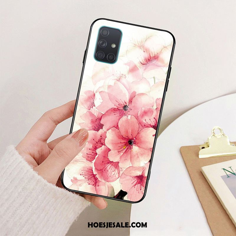 Samsung Galaxy A71 Hoesje Hoes Siliconen Chinese Stijl Scheppend Bescherming Sale