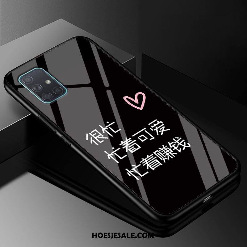 Samsung Galaxy A71 Hoesje Mobiele Telefoon Ster Net Red Glas Siliconen Sale