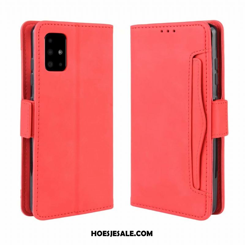 Samsung Galaxy A71 Hoesje Portemonnee Folio Anti-fall Leren Etui Kaart Kopen