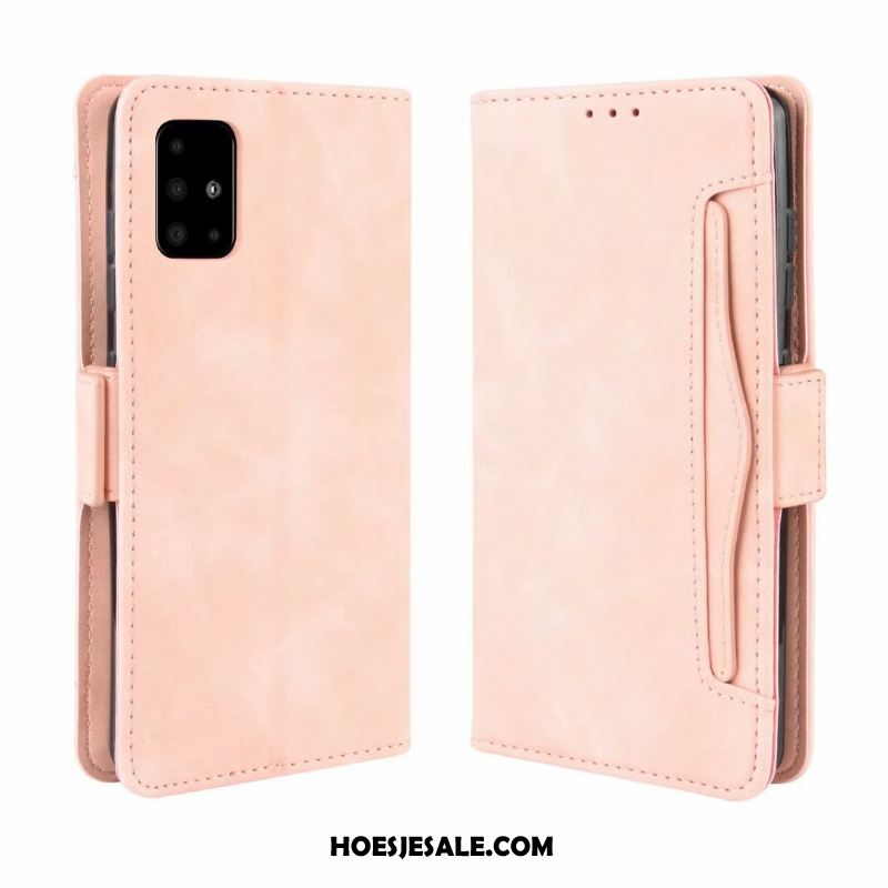 Samsung Galaxy A71 Hoesje Portemonnee Folio Anti-fall Leren Etui Kaart Kopen