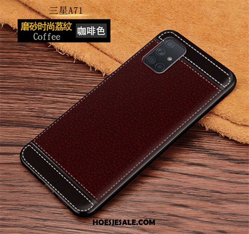 Samsung Galaxy A71 Hoesje Rood Mobiele Telefoon Bedrijf Schrobben Soort Aziatische Vrucht Goedkoop