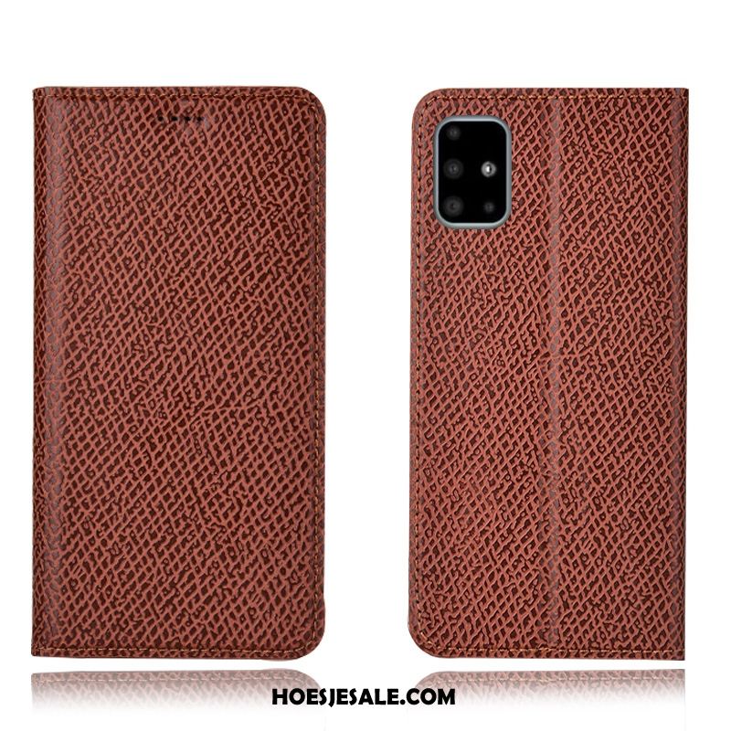 Samsung Galaxy A71 Hoesje Ster Folio Bescherming Mobiele Telefoon Rood Kopen