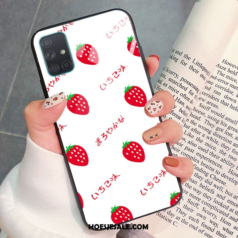 Samsung Galaxy A71 Hoesje Ster Mini All Inclusive Rood Kunst Online