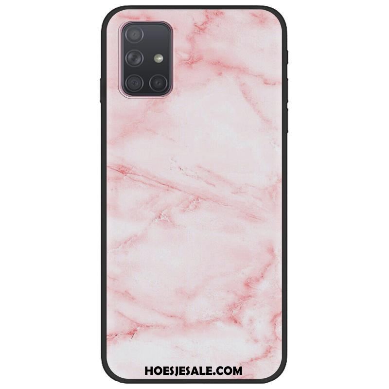 Samsung Galaxy A71 Hoesje Zwart Schrobben Ster Mobiele Telefoon Pu Kopen