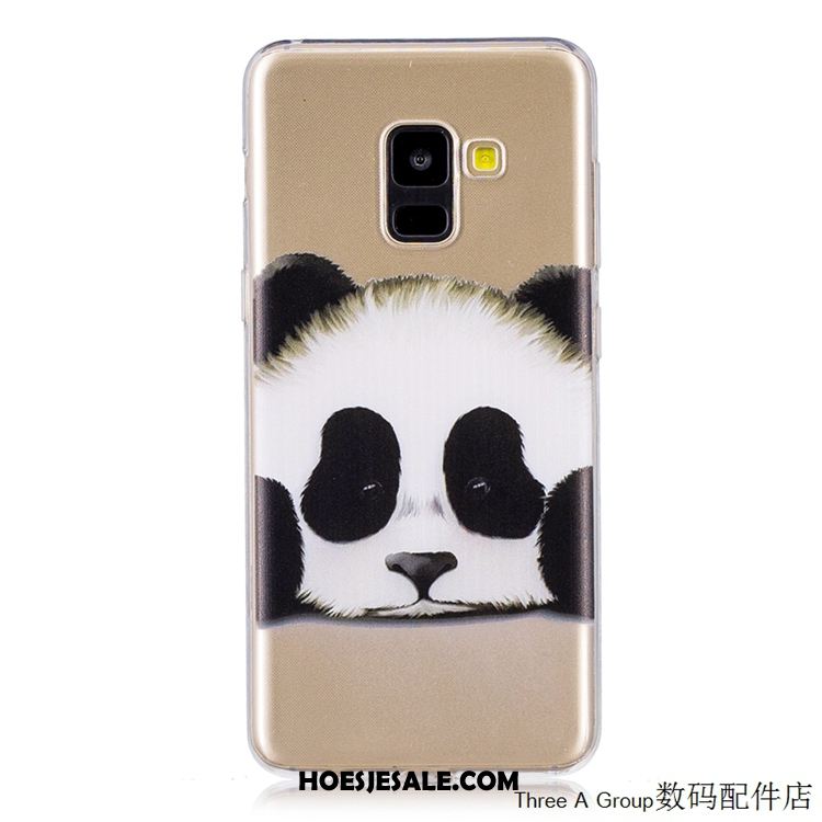 Samsung Galaxy A8 2018 Hoesje All Inclusive Groen Mobiele Telefoon Ster Doorzichtig Aanbiedingen