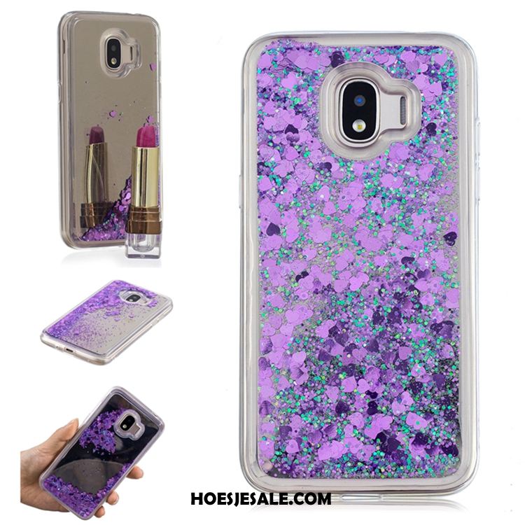 Samsung Galaxy A8 2018 Hoesje Anti-fall All Inclusive Ster Purper Mobiele Telefoon Korting