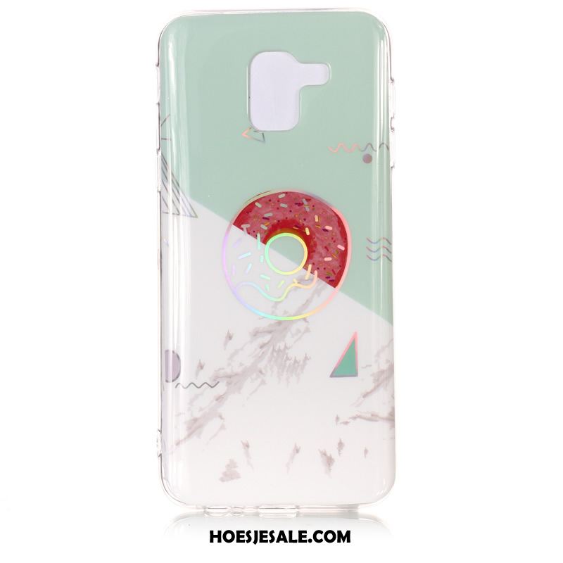 Samsung Galaxy A8 2018 Hoesje Bescherming Verkoop Hemming Eenvoudige Wit Kopen