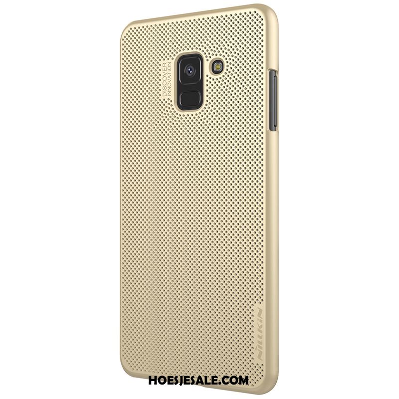 Samsung Galaxy A8 2018 Hoesje Goud Dun Hoes Bescherming Ster Kopen