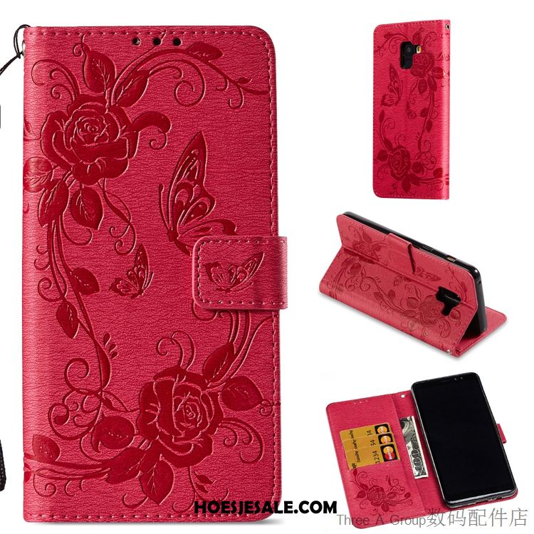 Samsung Galaxy A8 2018 Hoesje Hoes All Inclusive Folio Ster Eenvoudige Sale