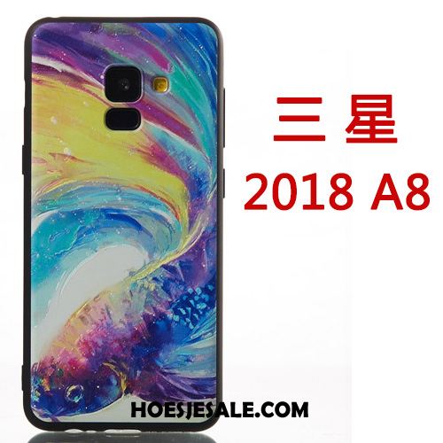 Samsung Galaxy A8 2018 Hoesje Mobiele Telefoon Persoonlijk Kleur Hanger Hoes Goedkoop