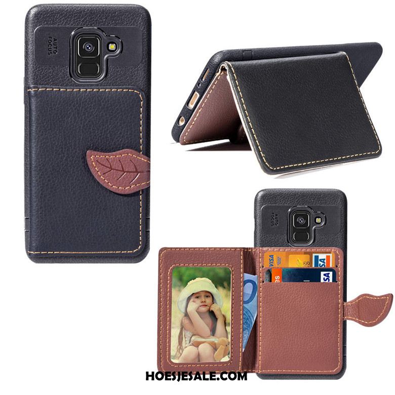 Samsung Galaxy A8 2018 Hoesje Mobiele Telefoon Ster Anti-fall Portemonnee Folio Online